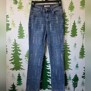 Legend Stretch Rhinestone Studded Jeans.